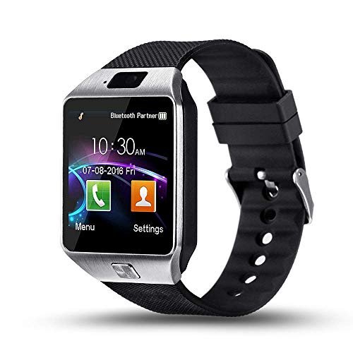 Rambot FD09 Bluetooth Smartwatch with Camera/Sim/SD Card/Sleep Monitoring/Video-Voice Recording and More Functions for All Android Device