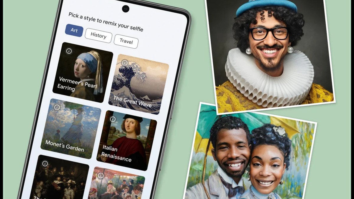 Google’s Art Selfie 2 app transforms your selfies into historic art styles
