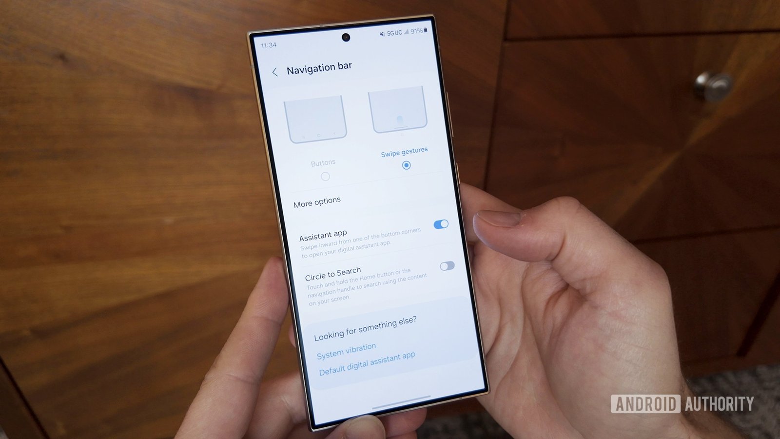 One UI 6.1 gets rid of Samsung’s alternate navigation gestures