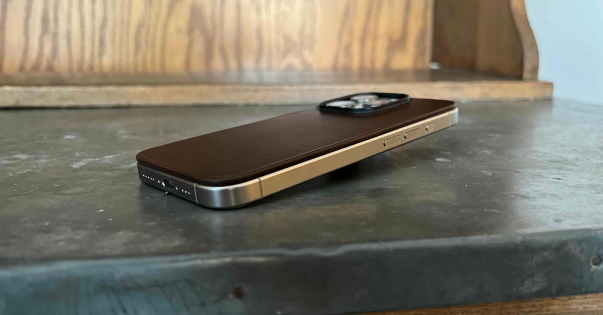 Nomad launches super slim Magnetic Leather Back for iPhone 15 Pro and Pro Max