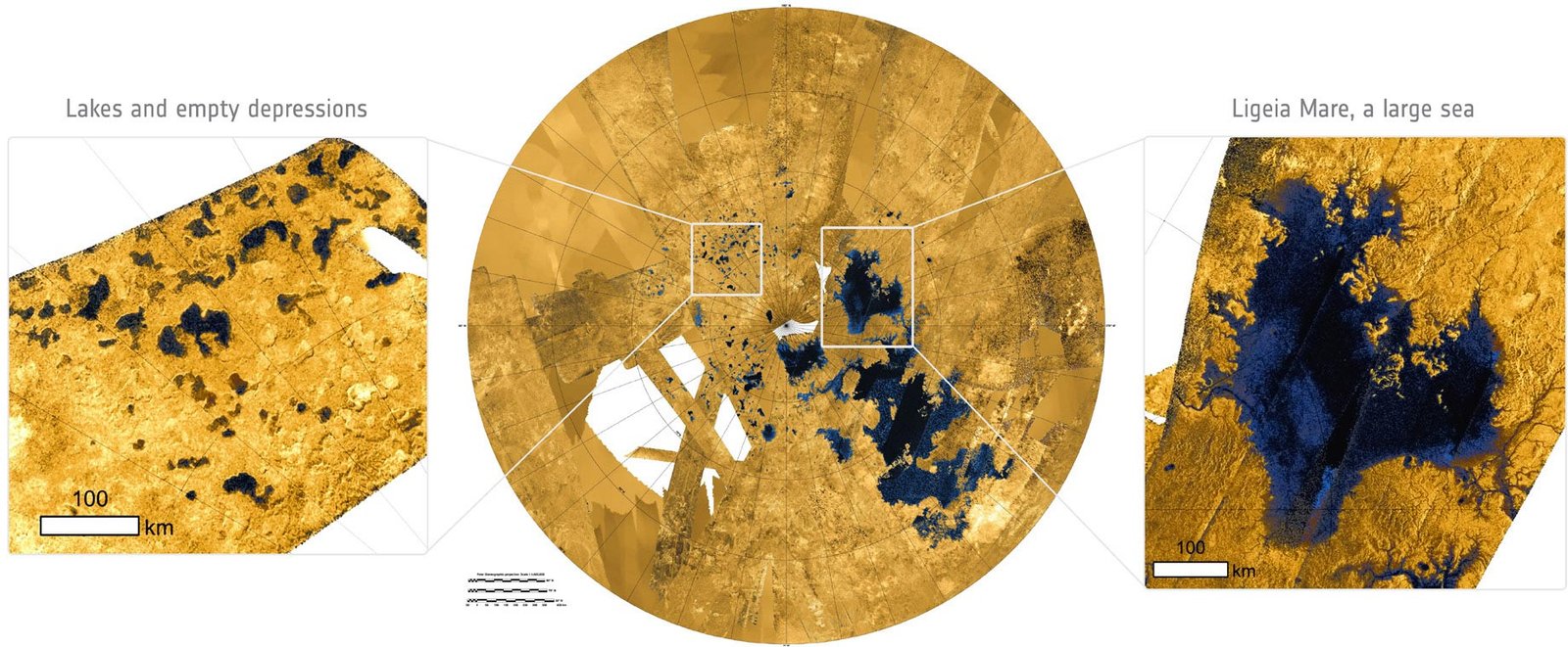 Titan’s Mysterious “Magic Islands” – Honeycombed Hydrocarbon Icebergs on Saturn’s Largest Moon