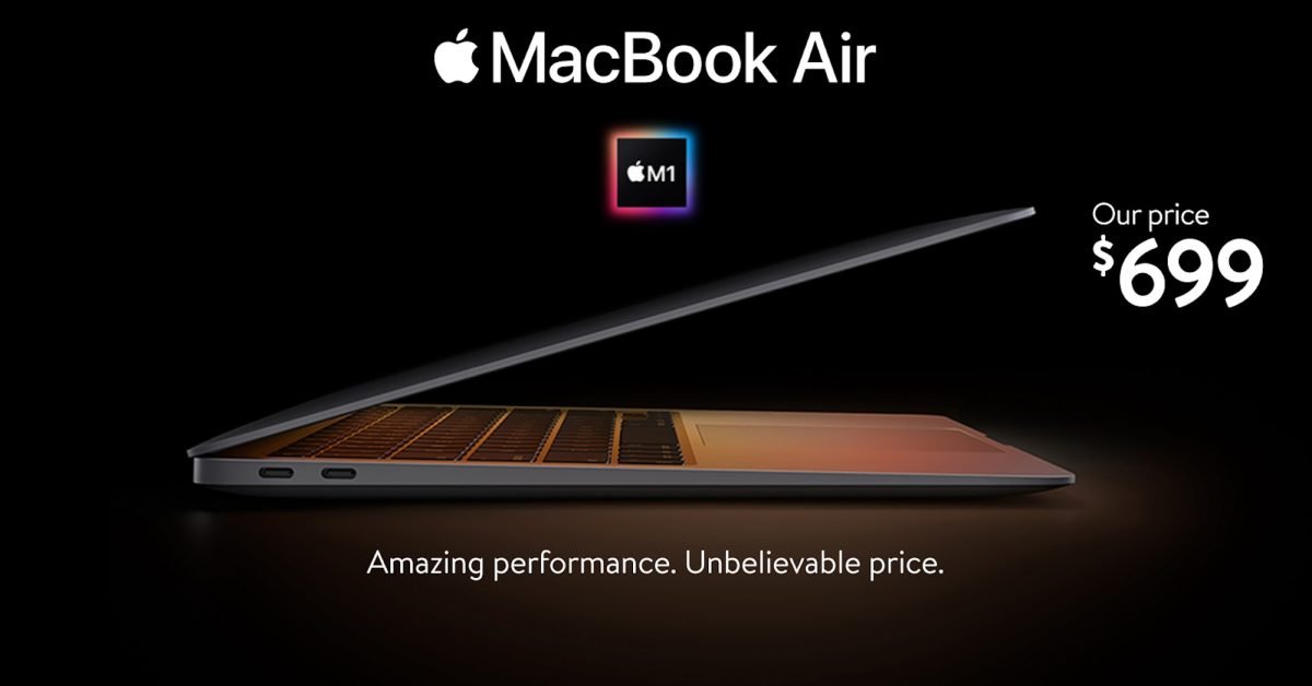 Walmart begins selling the Mac for the first time: M1 MacBook Air for $699 [Updated]