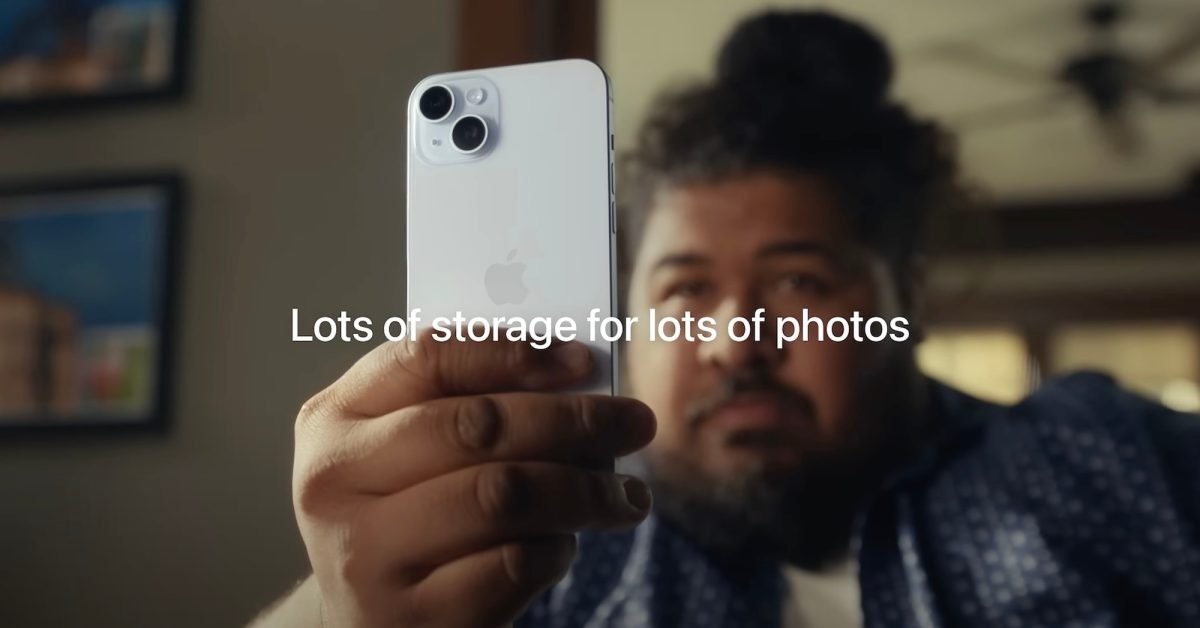 Apple’s newest iPhone 15 ad says you’ll never have to delete your photos