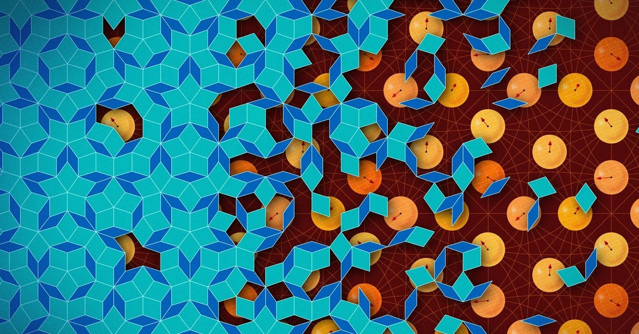 Never-Repeating Patterns of Tiles Can Safeguard Quantum Information