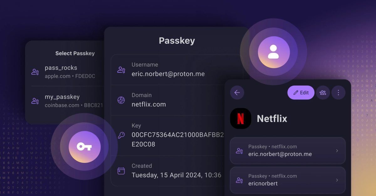 Proton launches passkey support, says access is ‘free’ and ‘universal’ as the tech should be