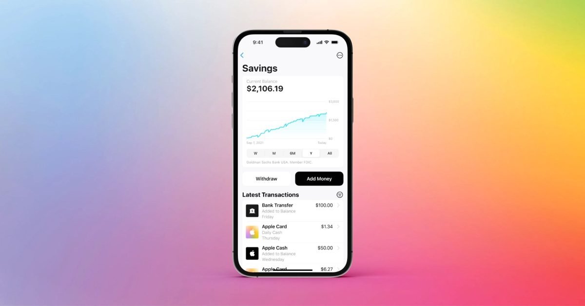 Apple and Goldman Sachs lowering Apple Card Savings Account interest rate this week