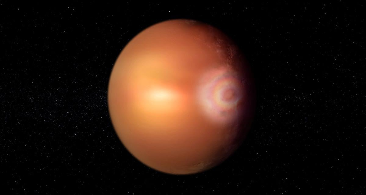 “Rainbow” Detected on Exoplanet That Rains Molten Iron