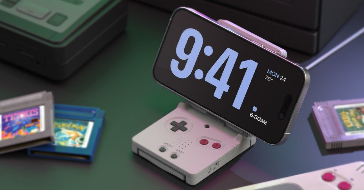 elago Game Boy Advance SP MagSafe charging stand debuts