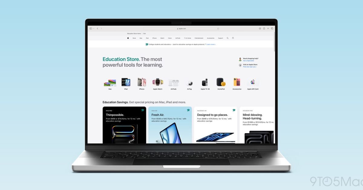 Apple re-launches online Education Store with design refresh