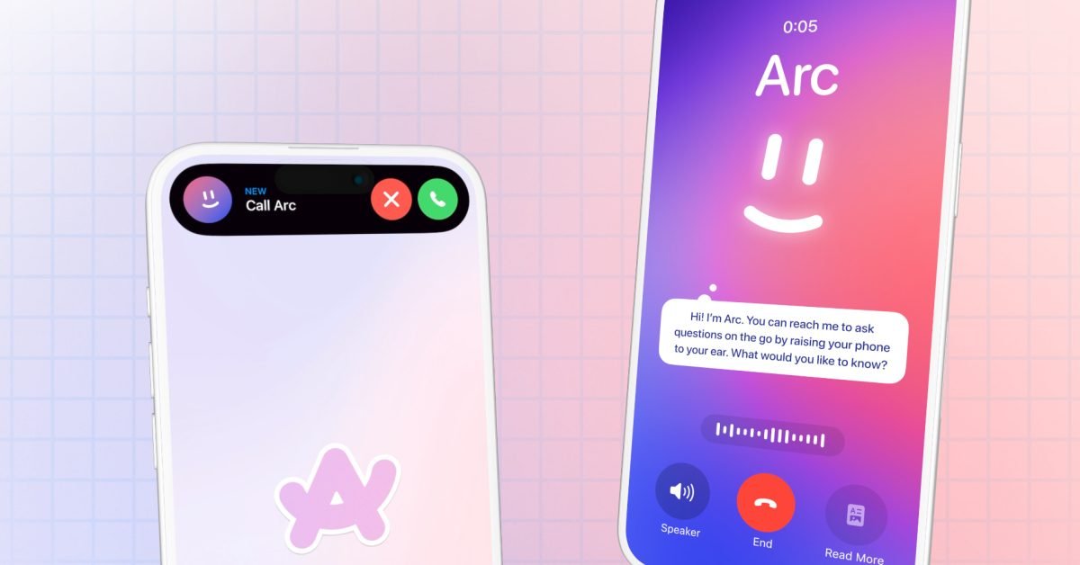 Arc Search for iPhone goes conversational with ‘Call Arc’ feature