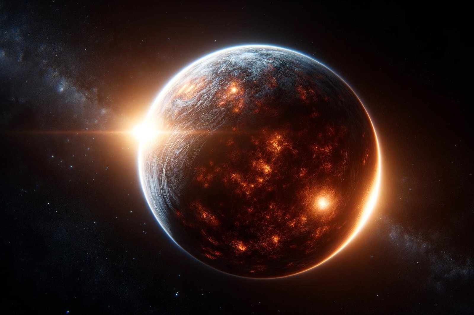 First Atmospheric Discovery on a Rocky Super-Earth