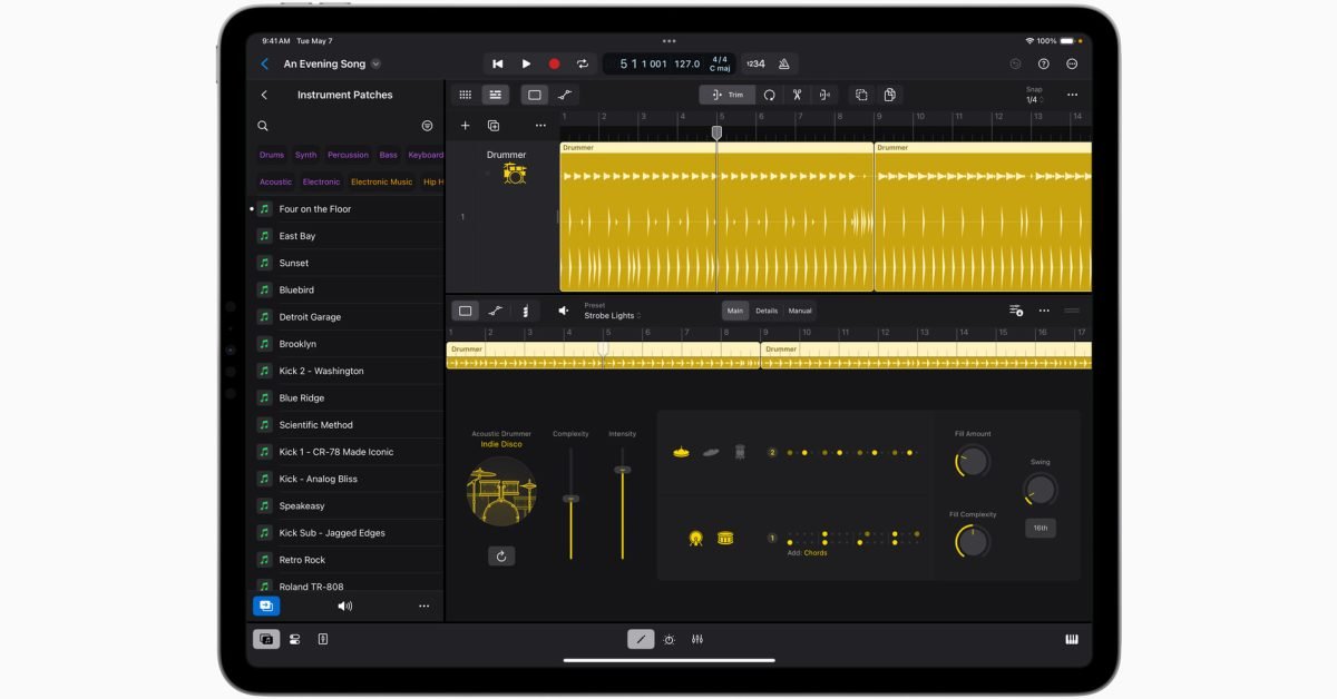 Logic Pro now lets you record a fully AI-built band on iPad and Mac