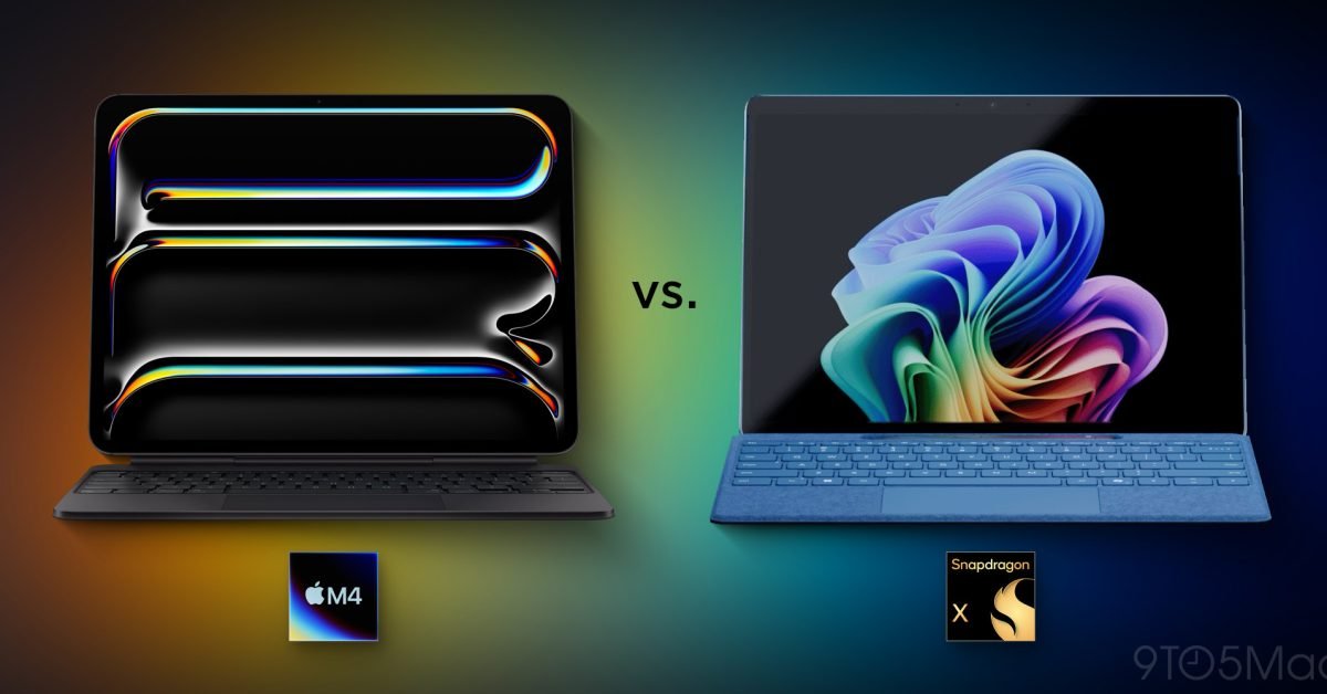 M4 iPad Pro vs Surface Pro comparison