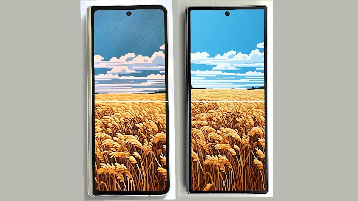 This is what the upcoming Galaxy Z Fold 6 could look like, next to the Fold 5