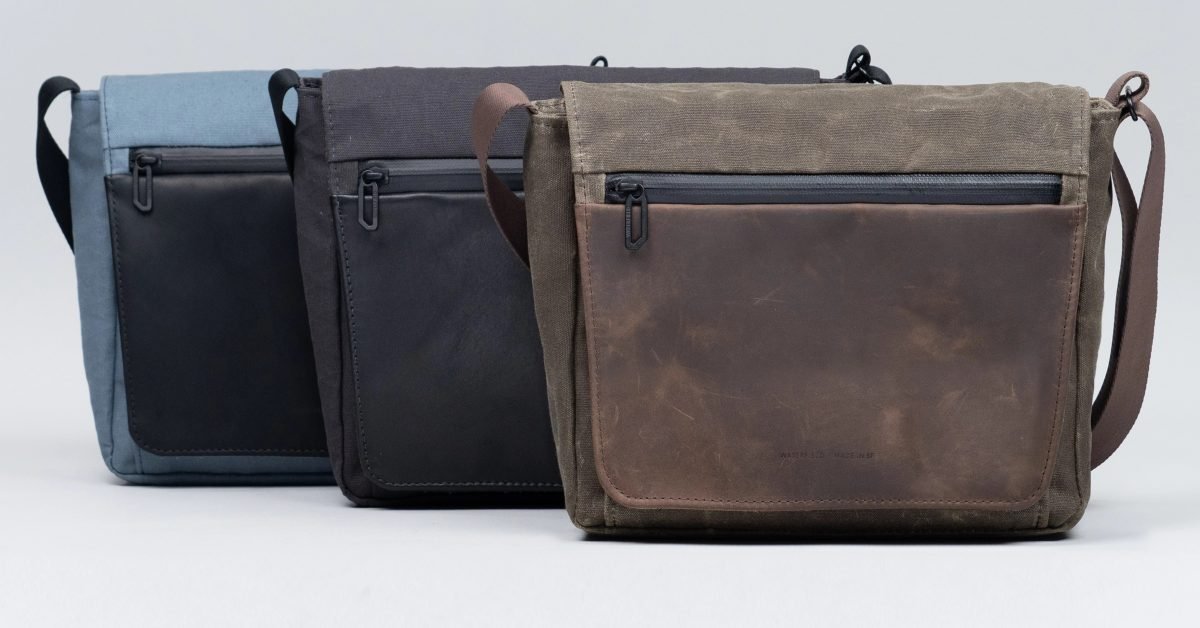 WaterField Shinjuku is a slim messenger bag for traveling with your new iPad in style