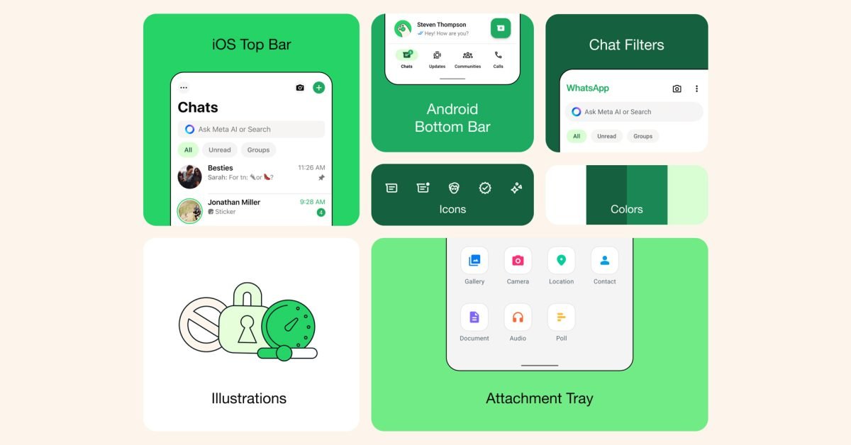 WhatsApp rolling out refreshed design for iOS and Android