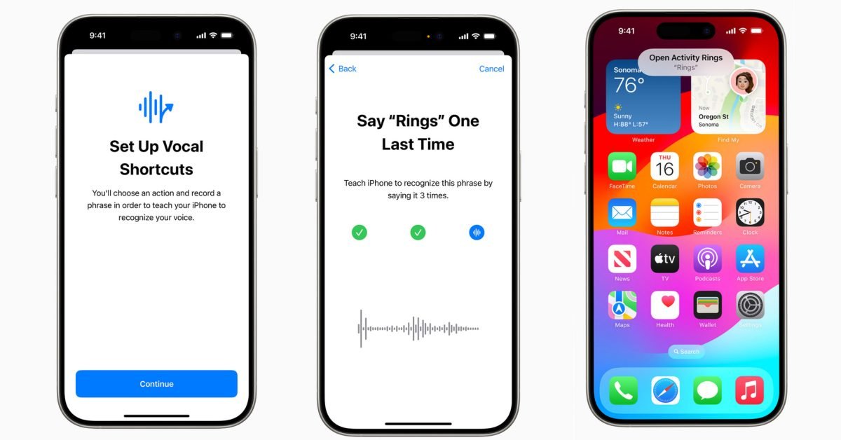 iOS 18 will let you use custom voice phrases to trigger actions