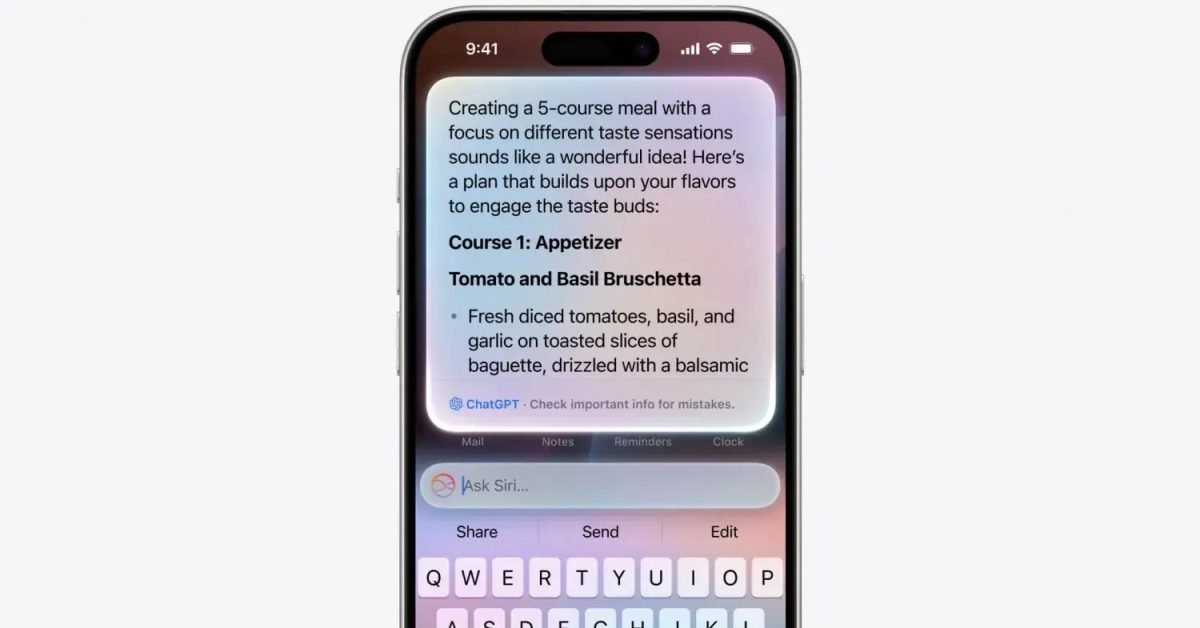 Apple integrates ChatGPT deeply into iOS 18