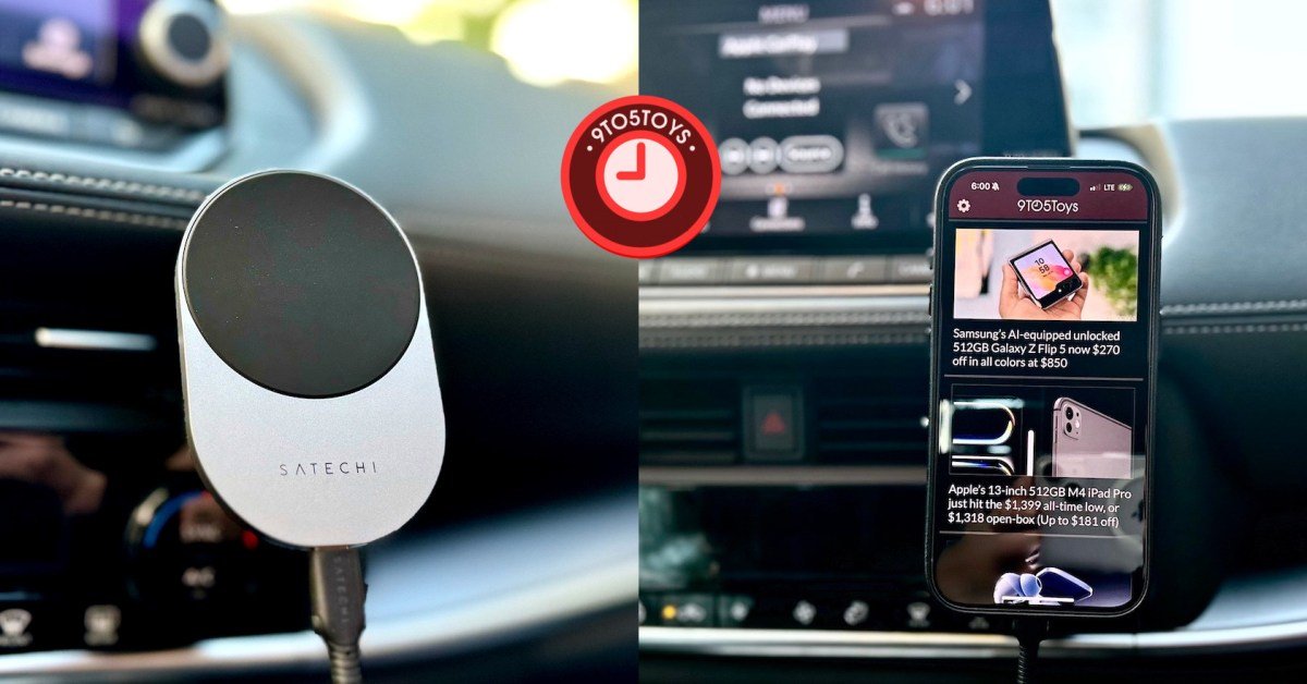 Satechi’s new Qi2 15W Wireless Car Charger mount debuts today
