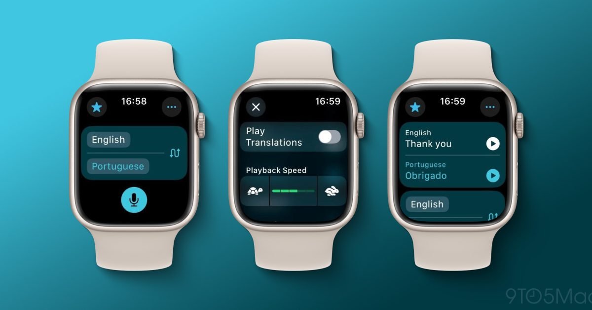 Translate app coming to the Apple Watch with watchOS 11