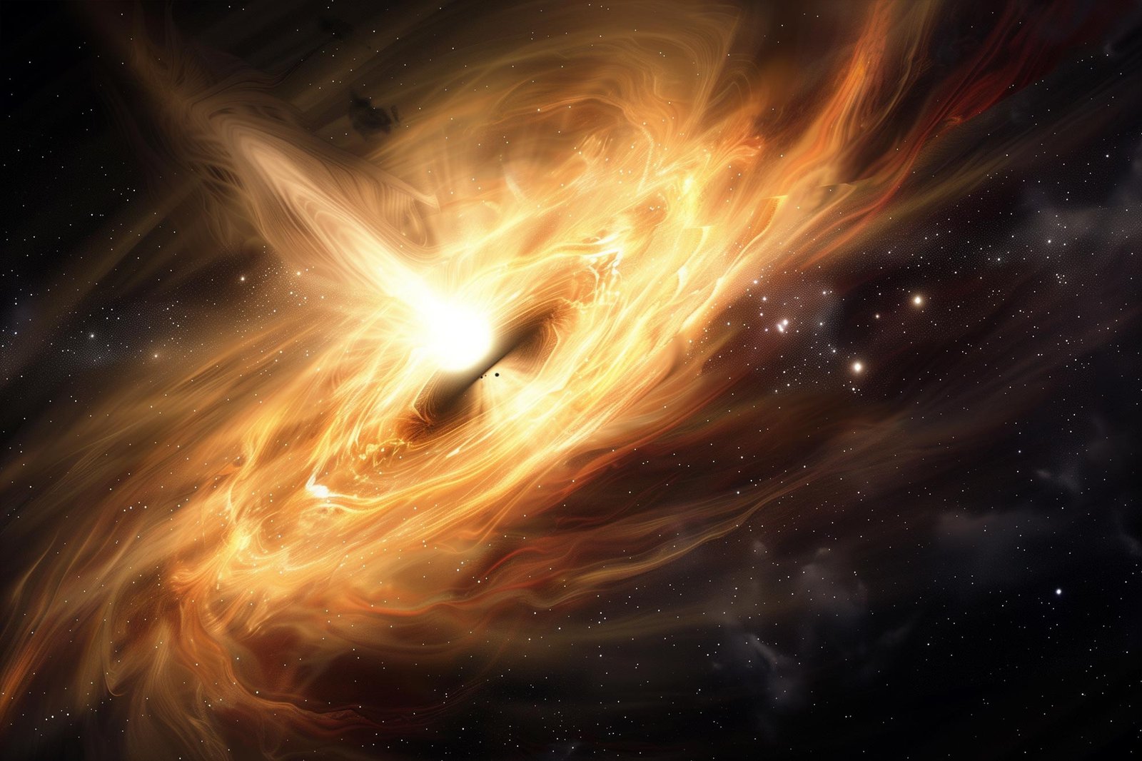 Witnessing a Massive Black Hole’s Dramatic Awakening