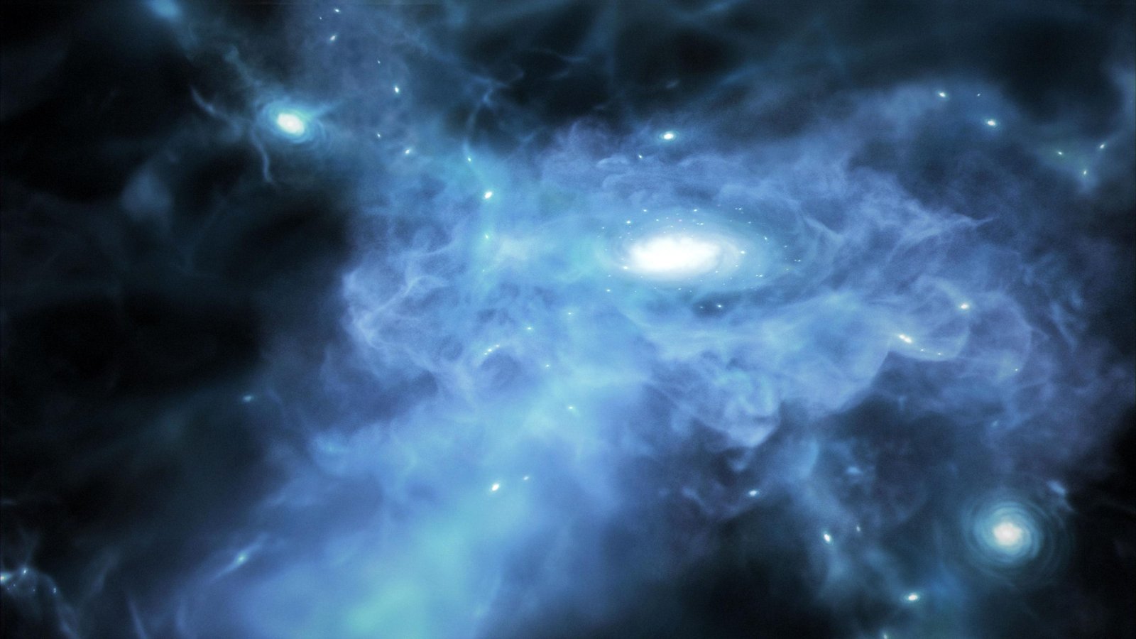 Witnessing the First Galaxies Feeding on Cold Gas
