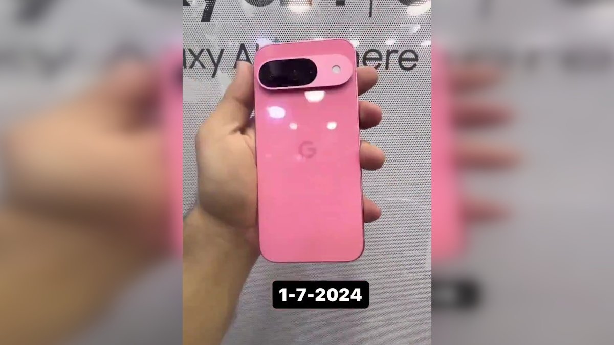 This is the Pixel 9 in its new pink color, check it out!