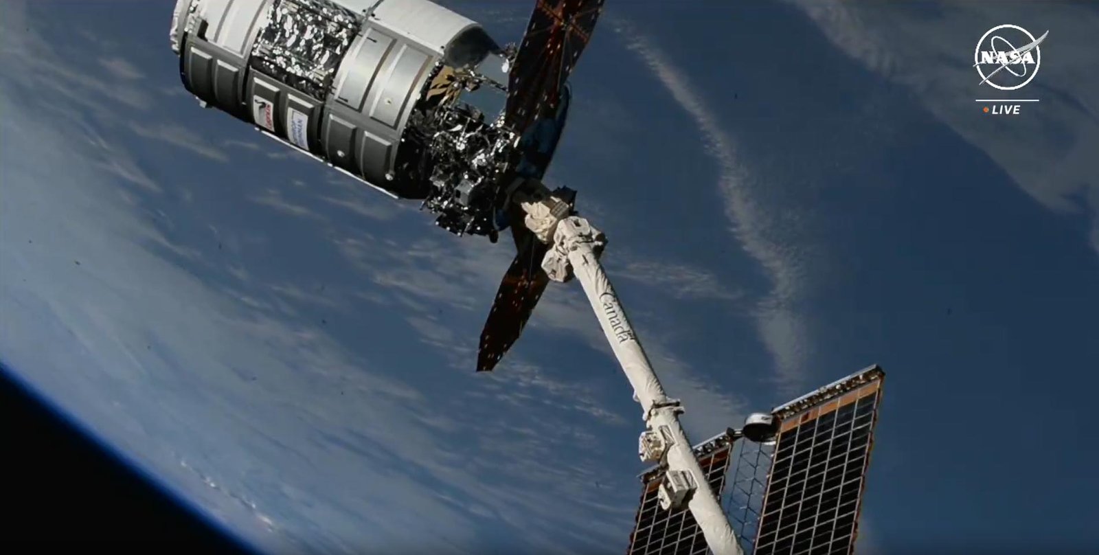 Astronauts Unloading 8,200 Pounds of Science and Supplies