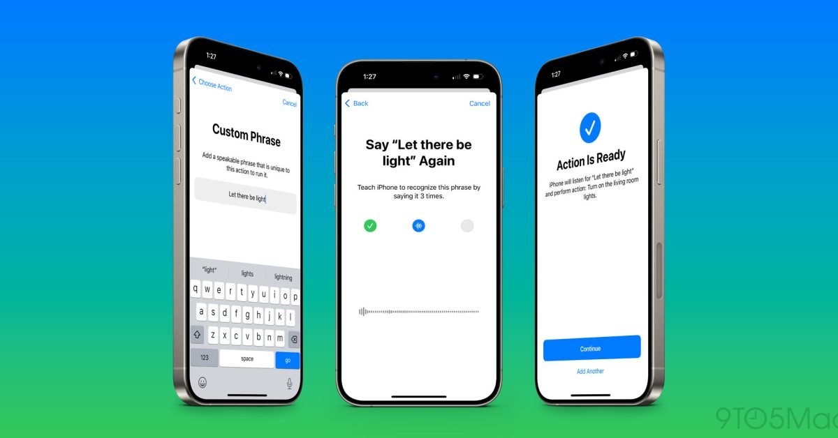 iOS 18 lets you bypass Siri with custom voice actions