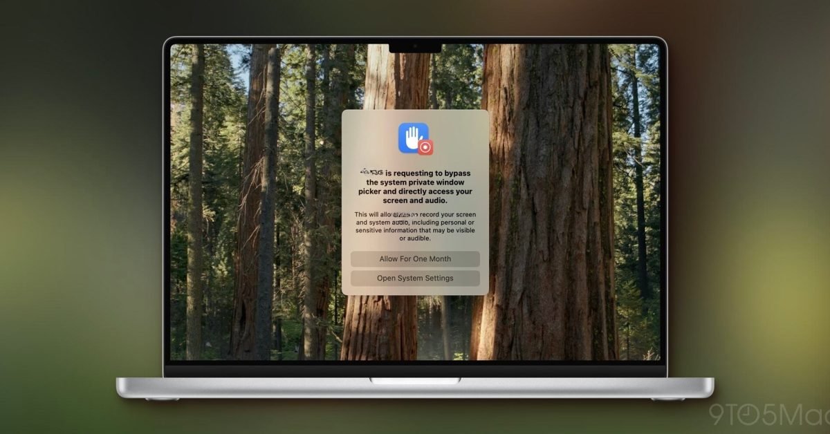 macOS Sequoia will now prompt you monthly (not weekly) for screen recording permissions