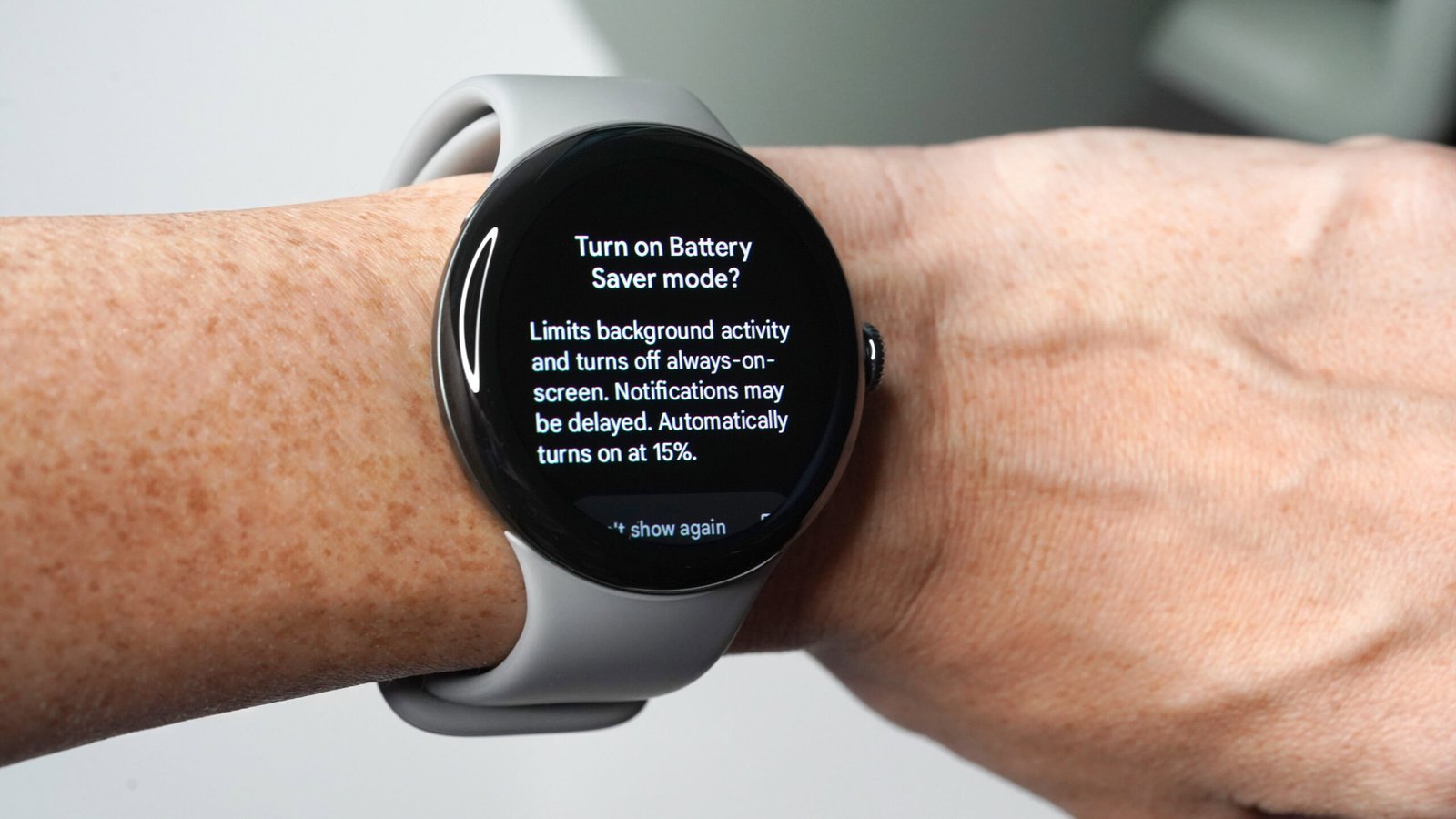 Google finally fixes Battery Saver mode on the Pixel Watch 3