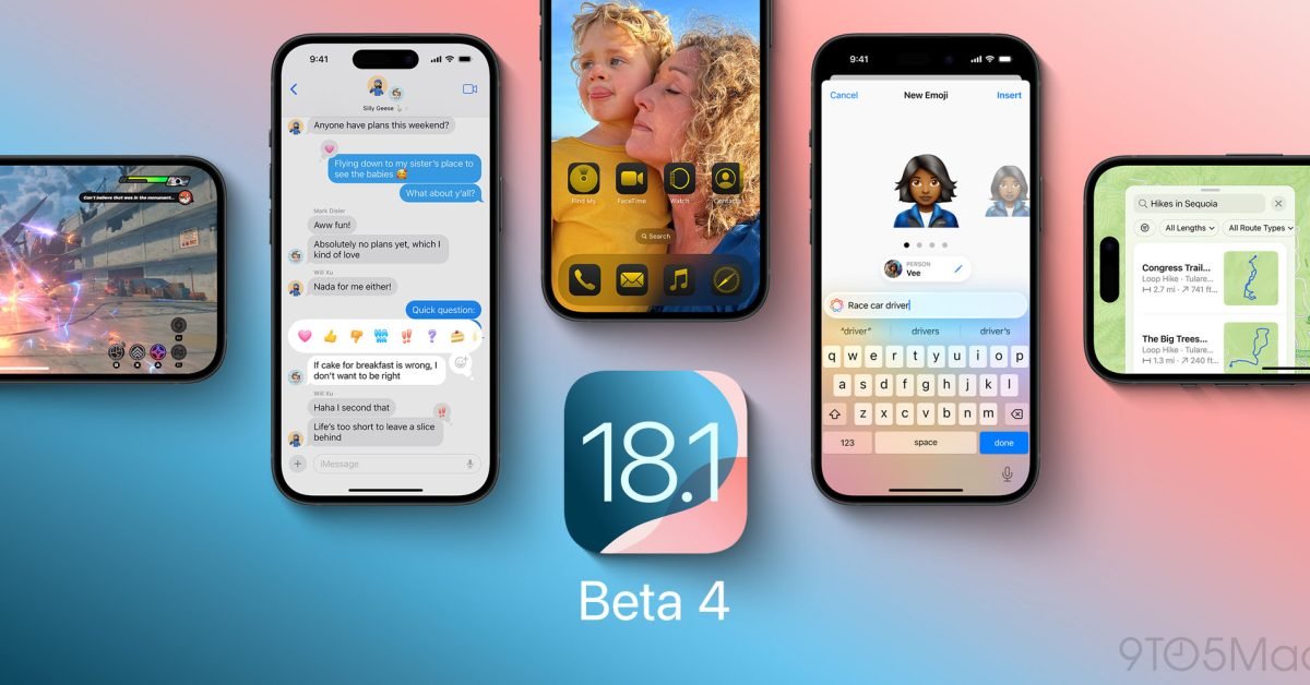 iOS 18.1 beta 4 now rolling out, including first build for iPhone 16