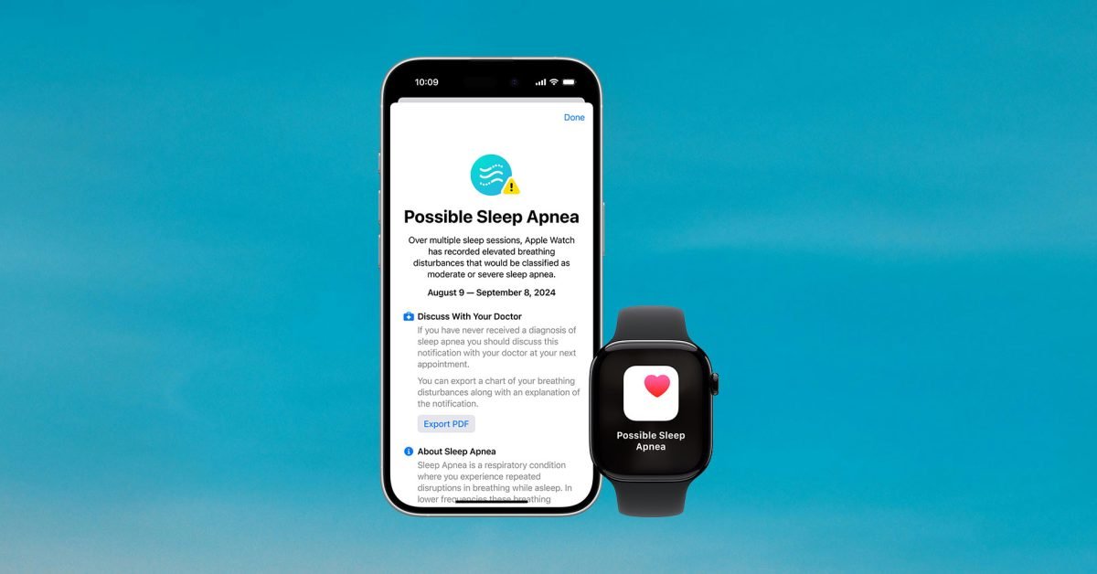 iOS 18.2 enables Apple Watch sleep apnea detection in Canada